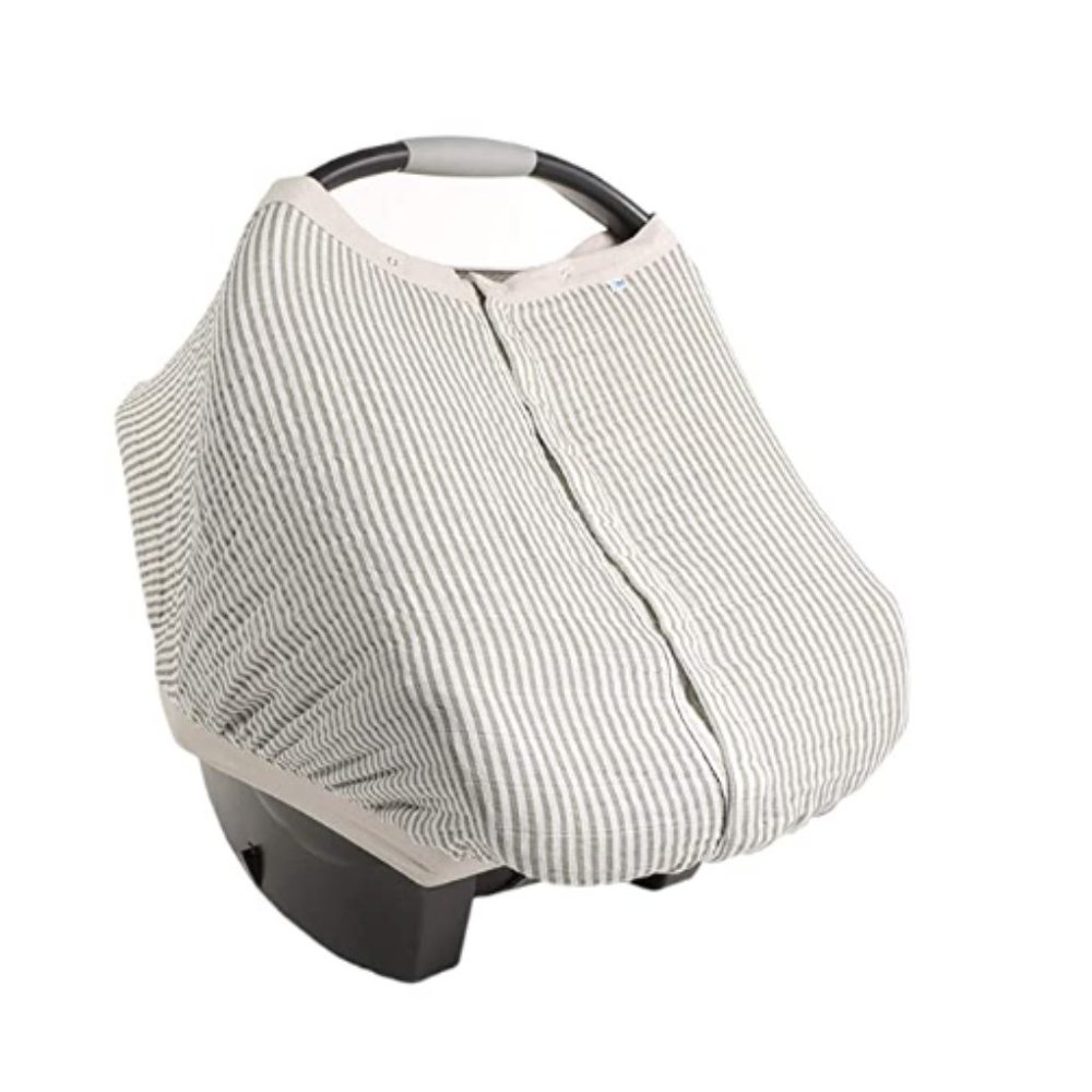 Little Unicorn 100% Cotton Muslin Car Seat Canopy | Super Soft Lightweight Cover